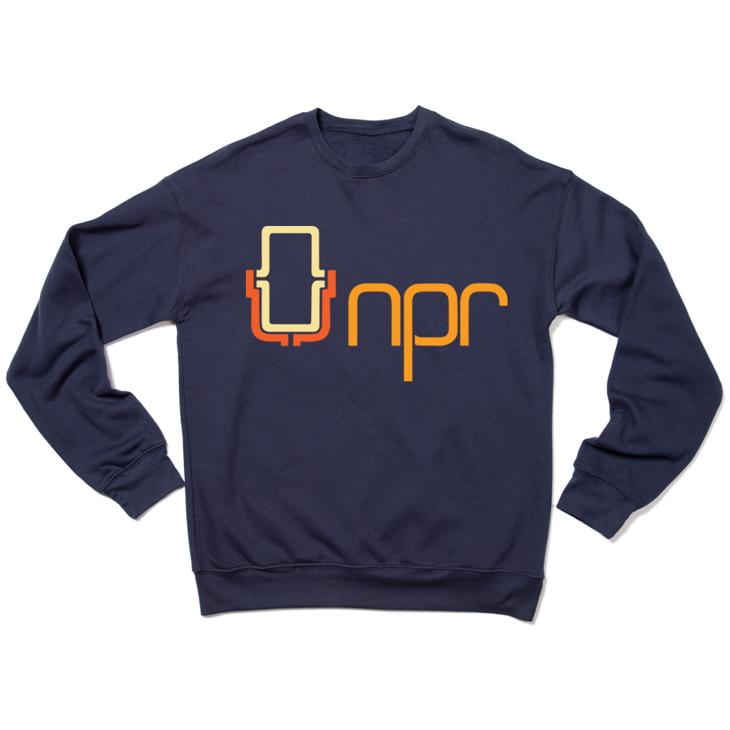 NPR '70s Full Color Logo Crewneck Sweatshirt