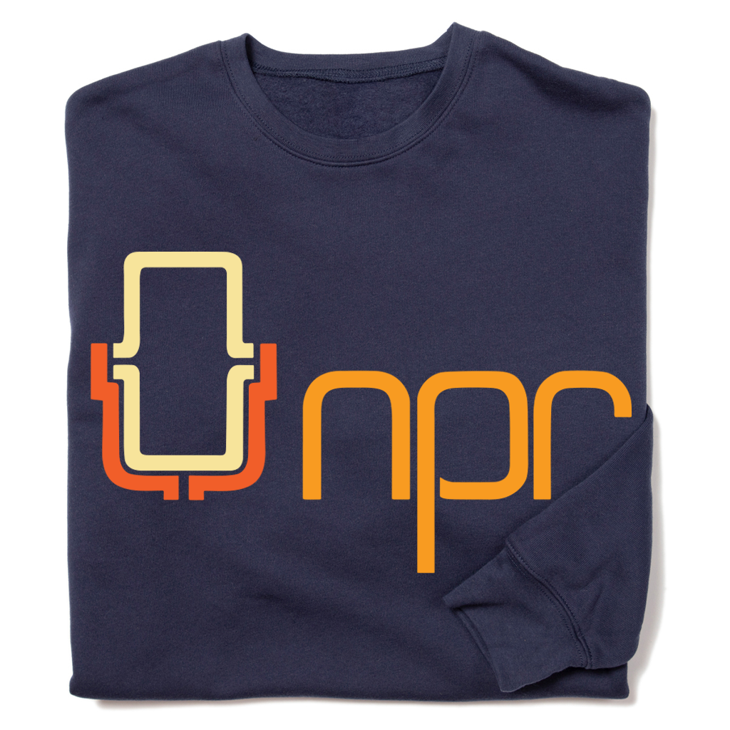 NPR '70s Full Color Logo Crewneck Sweatshirt