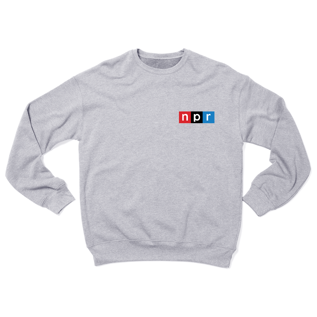 NPR Full Color Logo Pocket Print Crewneck Sweatshirt