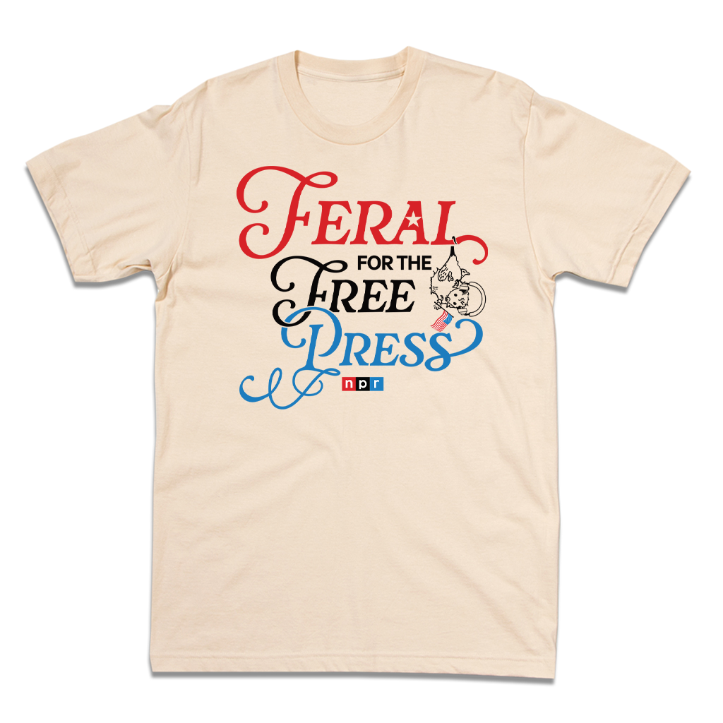NPR USA Feral for the Free Press Tee