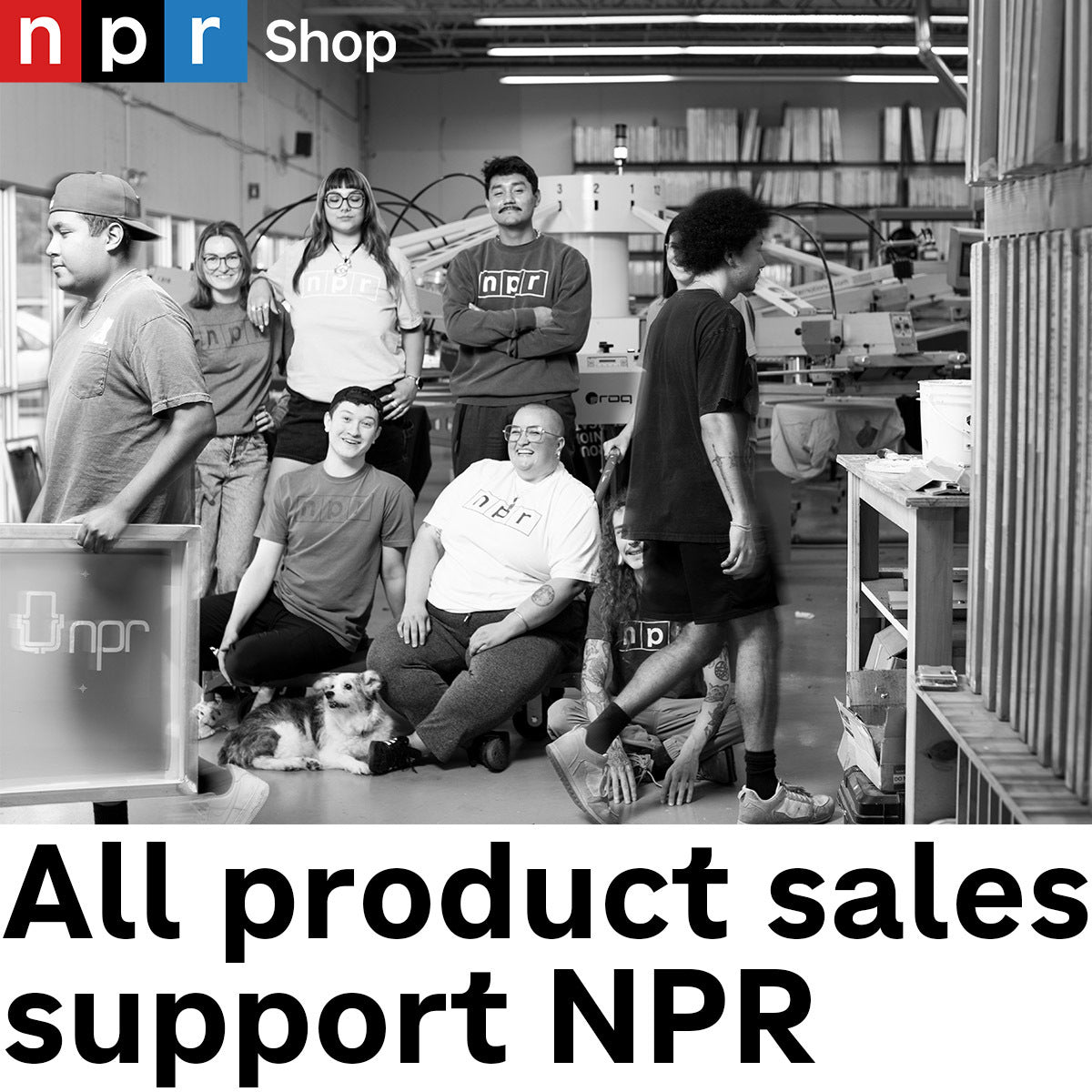 NPR Logo Crewneck Sweatshirt