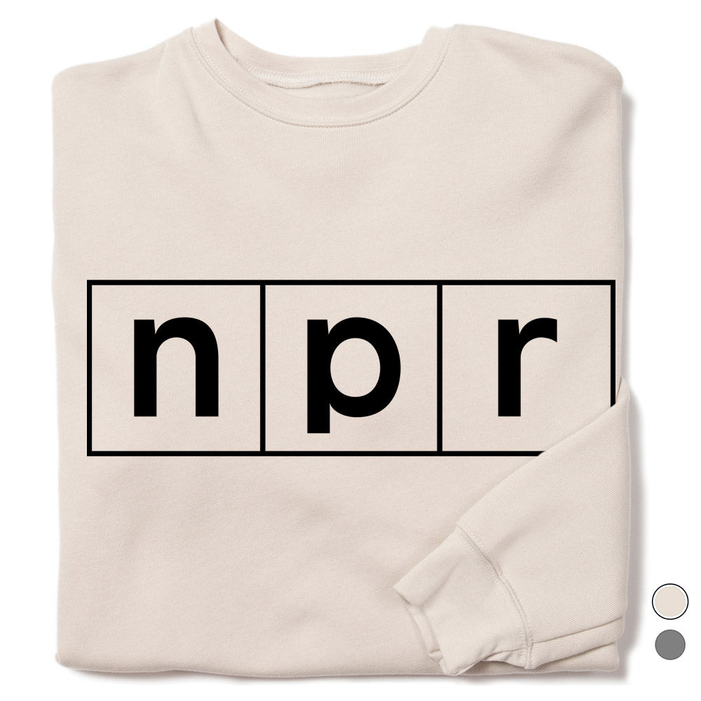 NPR Logo Crewneck Sweatshirt