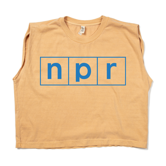 NPR Logo Muscle Crop Women's Tee