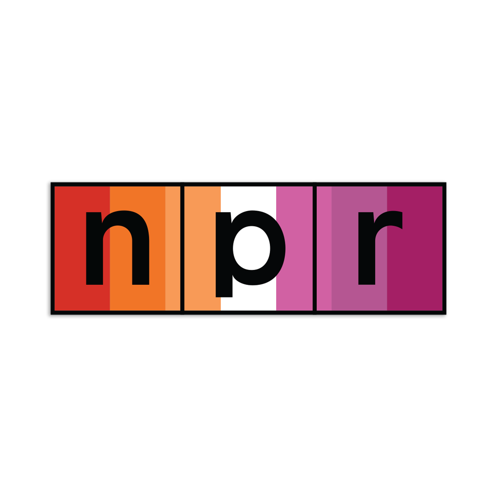 NPR Lesbian Logo Sticker