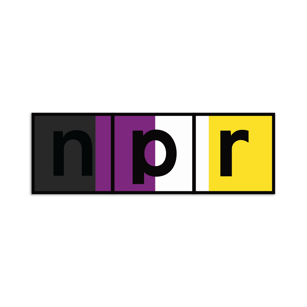 NPR Nonbinary Logo Sticker