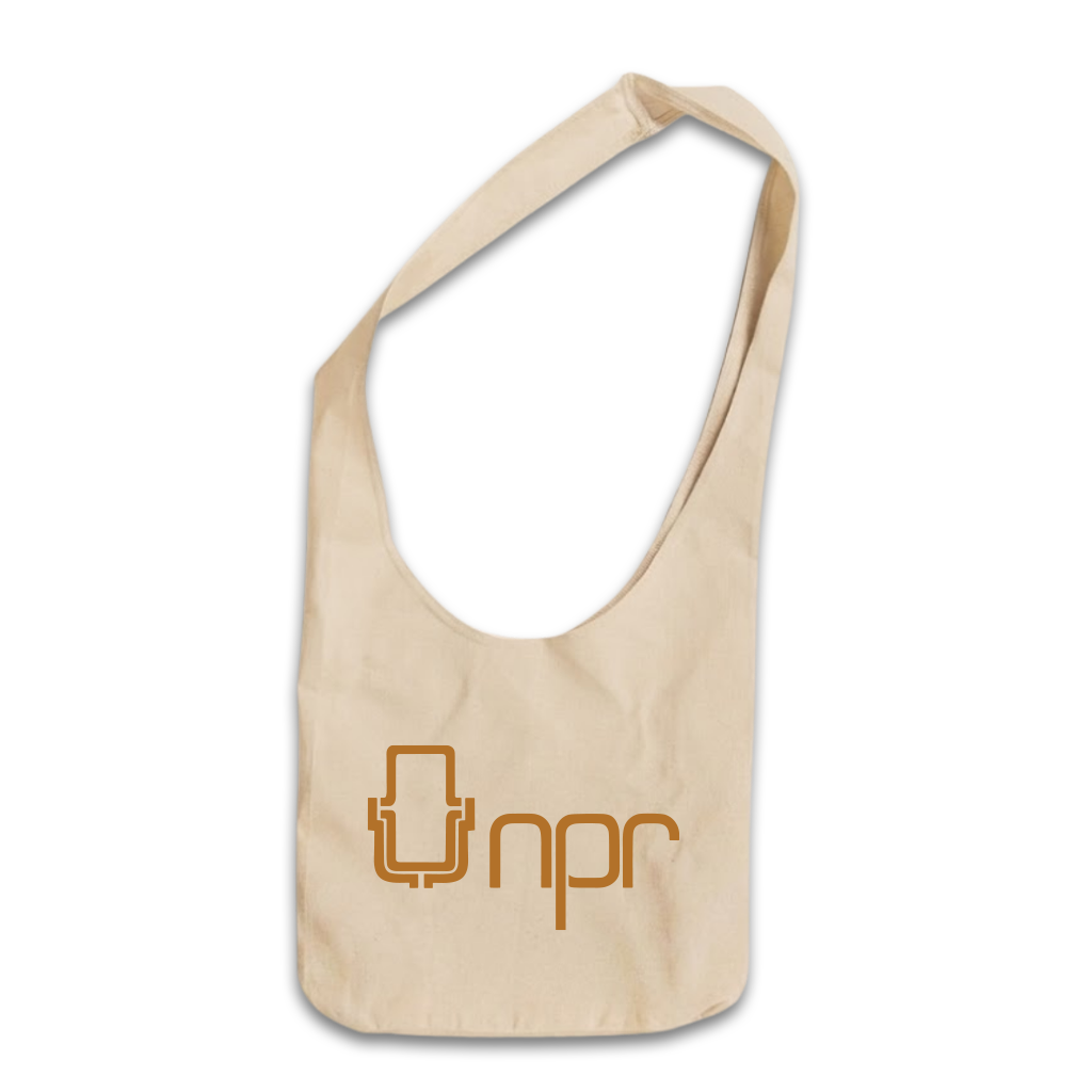 NPR 70s Logo Crossbody Tote Bag