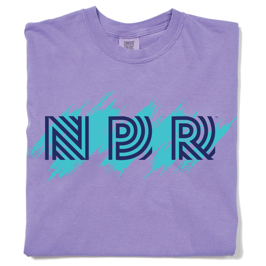 NPR 90s Brushstroke Logo Garment-Dyed Shirt