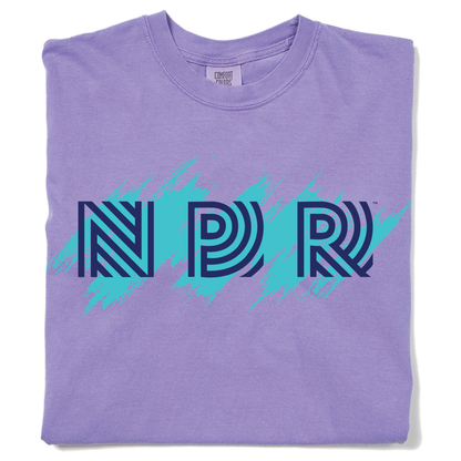 NPR 90s Brushstroke Logo Garment-Dyed Shirt