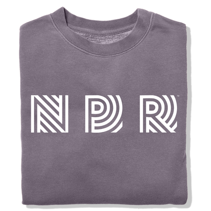 NPR 90s Logo Garment-Dyed Crewneck Sweatshirt