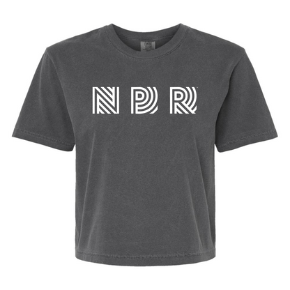 NPR 90s Logo Women's Garment-Dyed Heavyweight Boxy Tee