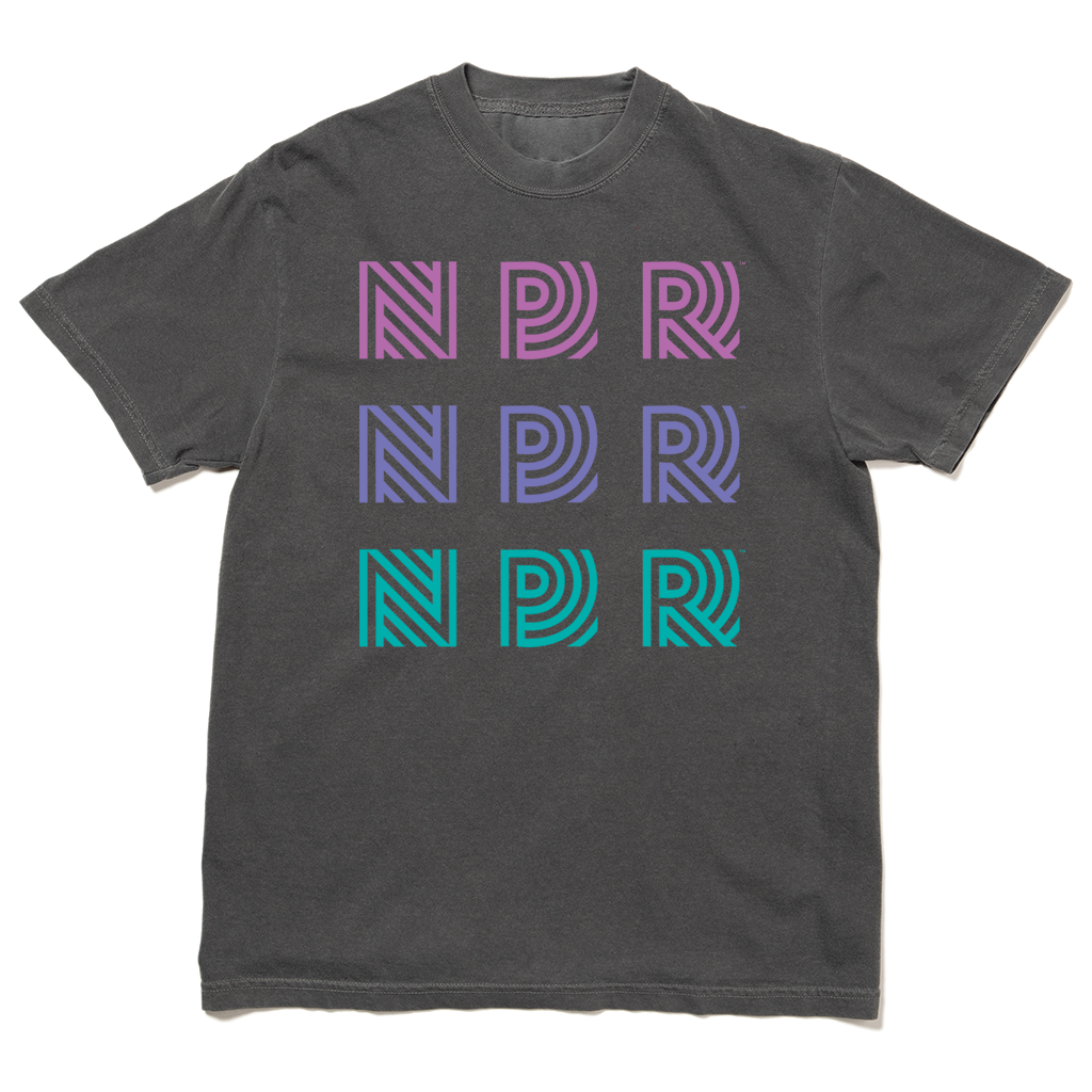 NPR 90s Repeating Logo Garment-Dyed Shirt