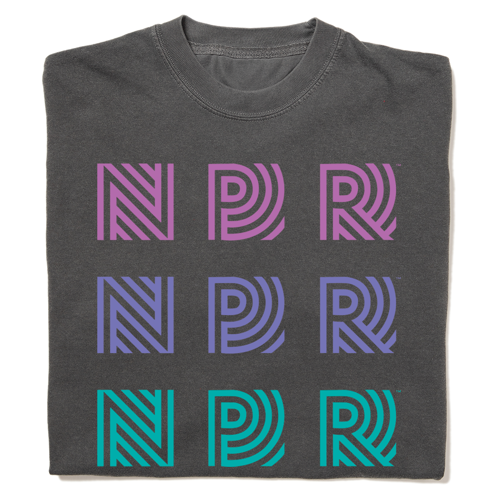 NPR 90s Repeating Logo Garment-Dyed Shirt
