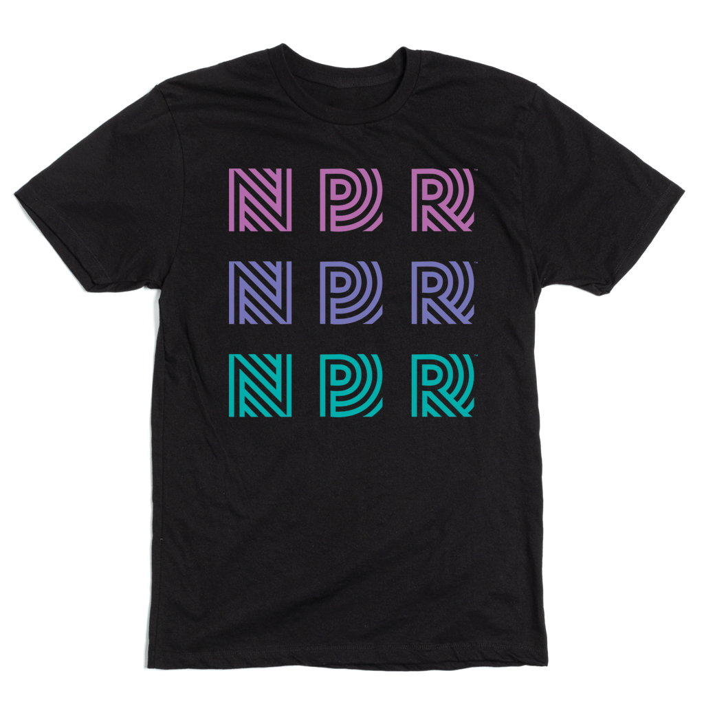 NPR 90s Repeating Logo Shirt