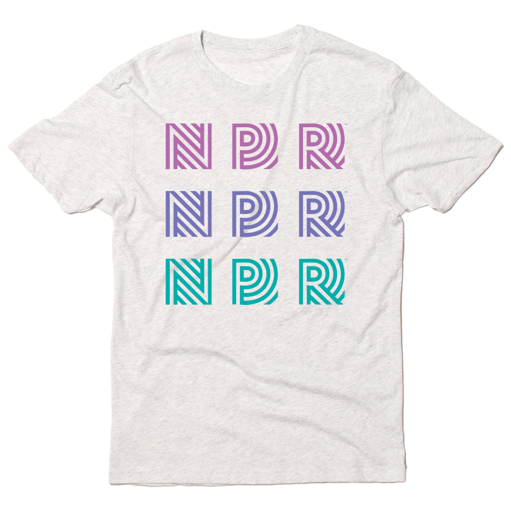 NPR 90s Repeating Logo Shirt