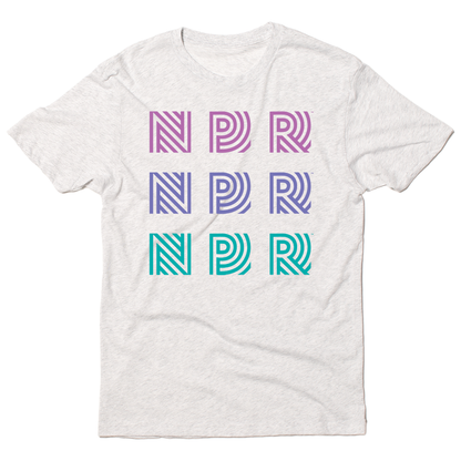 NPR 90s Repeating Logo Shirt