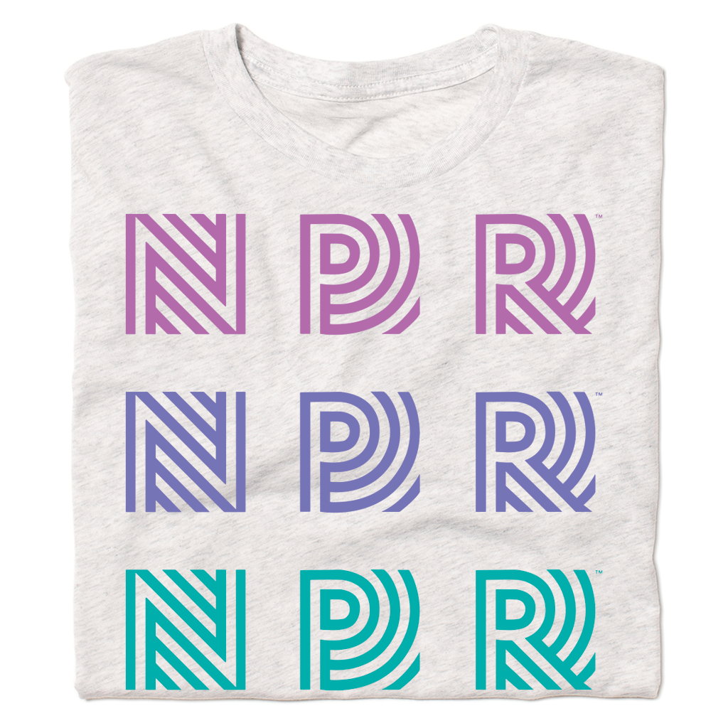 NPR 90s Repeating Logo Shirt
