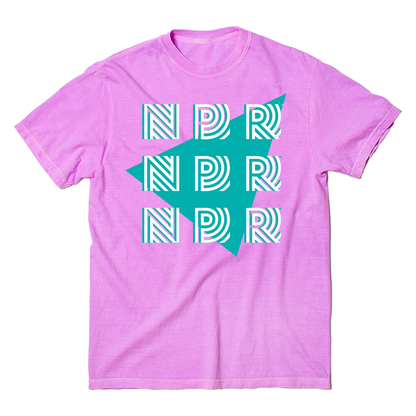 NPR 90s Triangle Logo Garment-Dyed Shirt