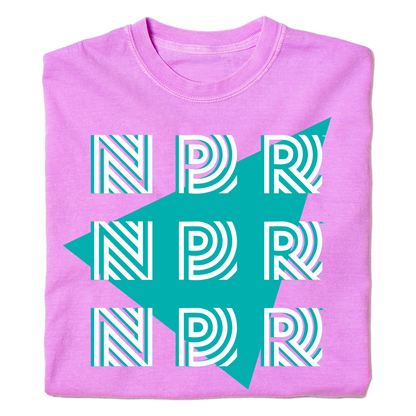 NPR 90s Triangle Logo Garment-Dyed Shirt