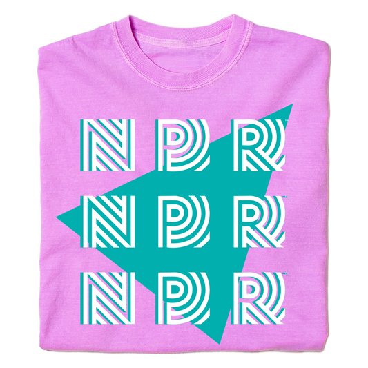 NPR 90s Triangle Logo Garment-Dyed Shirt