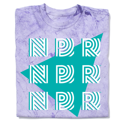NPR 90s Triangle Logo Garment-Dyed Shirt