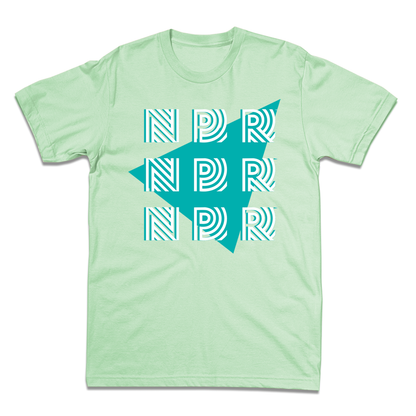 NPR 90s Triangle Logo Shirt