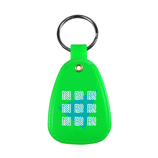 NPR Triangle Logo Saddle Keychain