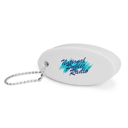 NPR 90s Brushstroke Floating Keychain