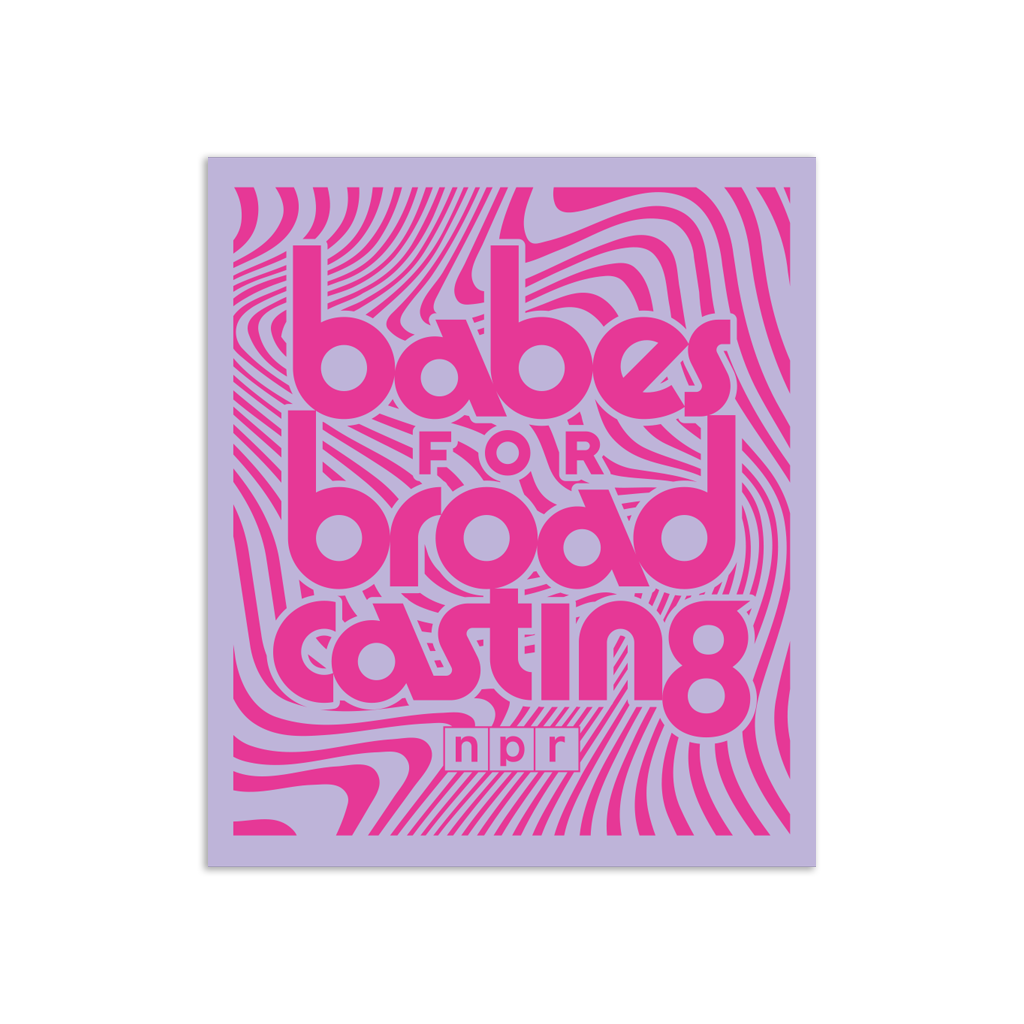 Babes For Broadcasting Sticker