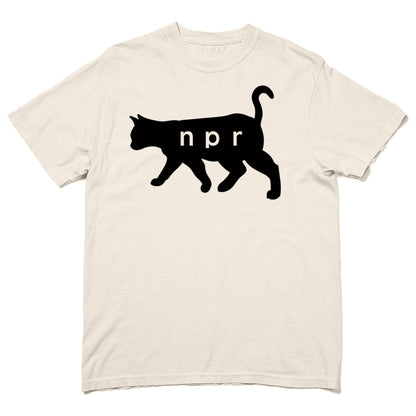 NPR Black Cat Logo Garment-Dyed Shirt