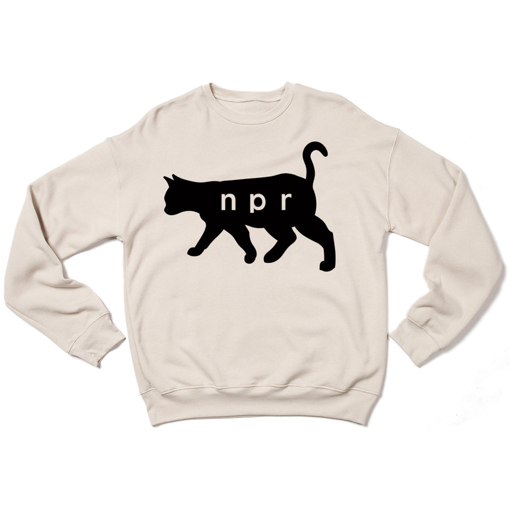 NPR Black Cat Logo Crewneck Sweatshirt