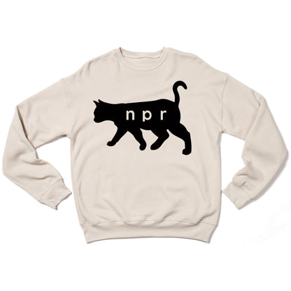 NPR Black Cat Logo Crewneck Sweatshirt