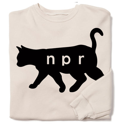 NPR Black Cat Logo Crewneck Sweatshirt