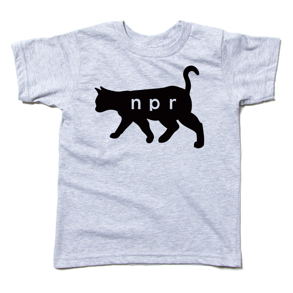 NPR Black Cat Logo Toddlers Tee