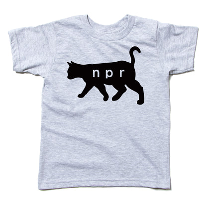 NPR Black Cat Logo Toddlers Tee