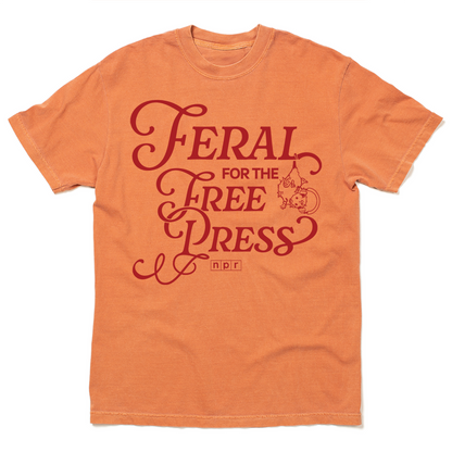 Feral for the Free Press Garment Dyed Tee