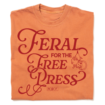 Feral for the Free Press Garment Dyed Tee