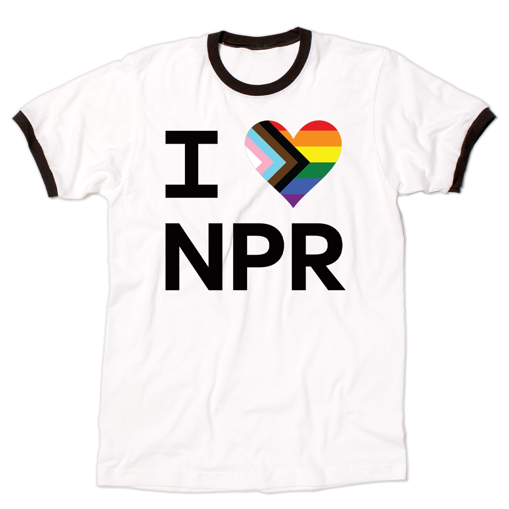 I Pride Heart NPR Ringer Shirt