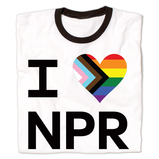 I Pride Heart NPR Ringer Shirt