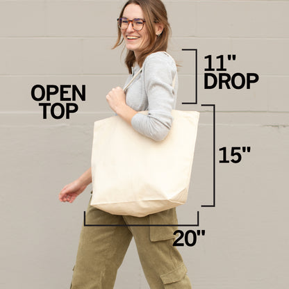 NPR Full Color Logo Wrap-Around Jumbo Tote Bag
