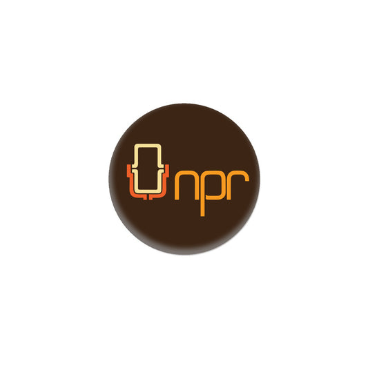 NPR '70s Logo Button