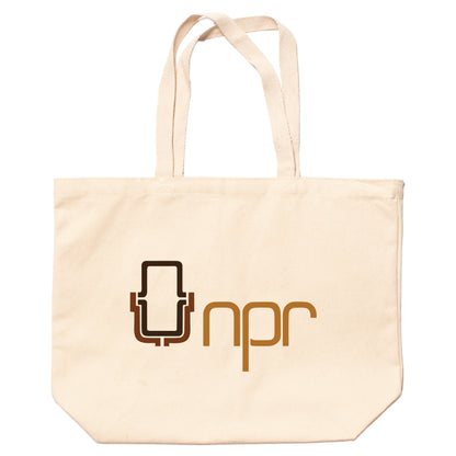 NPR 70s Logo Jumbo Tote Bag