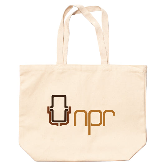 NPR 70s Logo Jumbo Tote Bag