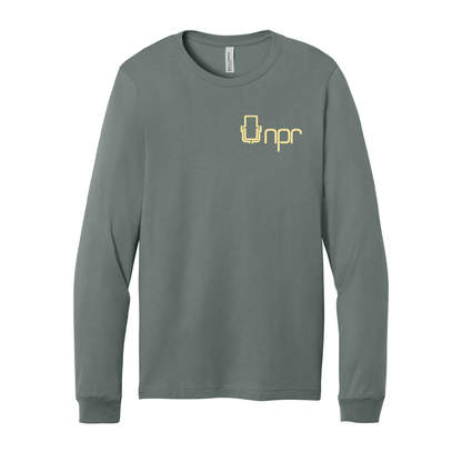 NPR '70s Mic Pocket Logo Long Sleeve Tee