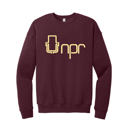 NPR '70s Mic Logo Crewneck Sweatshirt