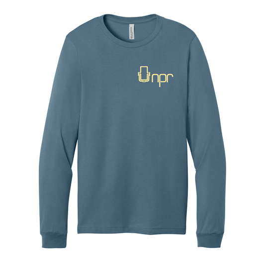 NPR '70s Mic Pocket Logo Long Sleeve Tee