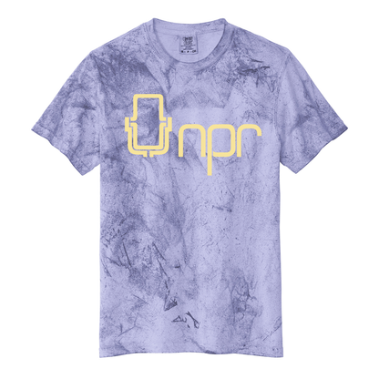 NPR '70s Mic Logo Heavyweight Color Blast Tee
