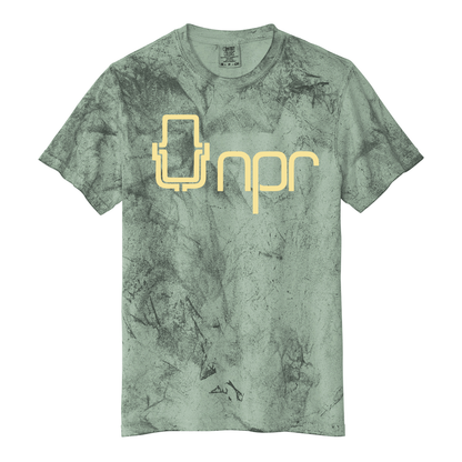 NPR '70s Mic Logo Heavyweight Color Blast Tee