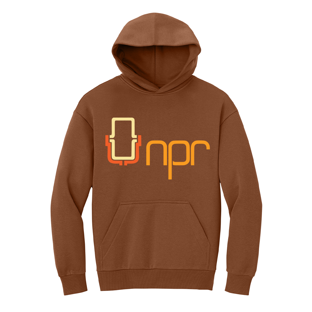 NPR '70s Mic Full Color Logo Hooded Sweatshirt