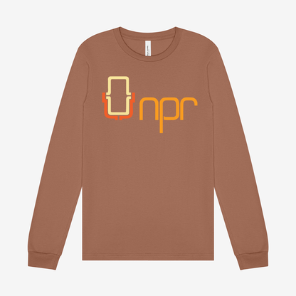 NPR '70s Mic Full Color Logo Long Sleeve Tee