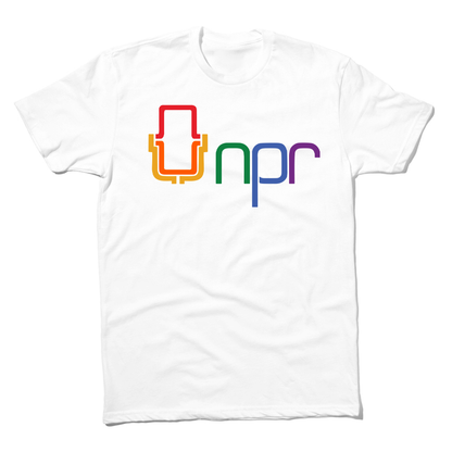 NPR Pride 70s Logo Tee